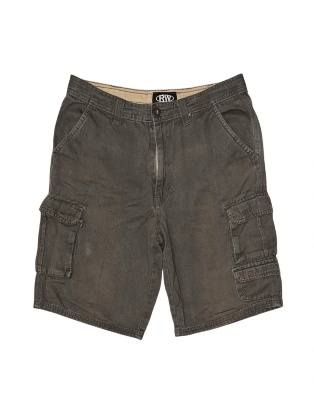 RUGGED WEAR Men's Cargo Shorts 32 Inch Waist